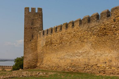 Bilhorod-Dnistrovskyi kalesi ya da Akkerman Kalesi (ayrıca Kokot olarak da bilinir) 13.-14. yüzyılın tarihsel ve mimari anıtı. Bilhorod-Dnistrovskyi. Ukrayna