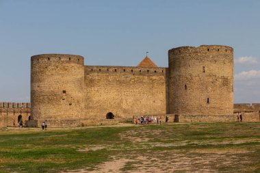 Bilhorod-Dnistrovskyi kalesi ya da Akkerman Kalesi (ayrıca Kokot olarak da bilinir) 13.-14. yüzyılın tarihsel ve mimari anıtı. Bilhorod-Dnistrovskyi. Ukrayna