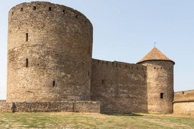 Bilhorod-Dnistrovskyi kalesi veya Akkerman kalesi manzarası (Kokot olarak da bilinir))
