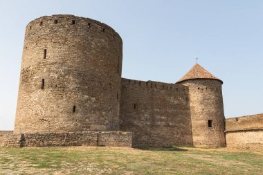Bilhorod-Dnistrovskyi kalesi veya Akkerman kalesi manzarası (Kokot olarak da bilinir))