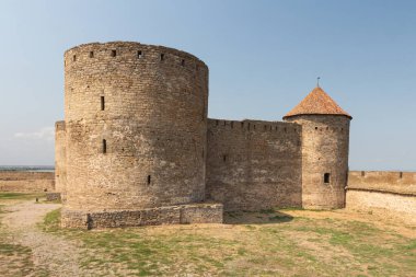 Bilhorod-Dnistrovskyi kalesi veya Akkerman kalesi manzarası (Kokot olarak da bilinir))