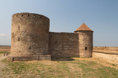 Bilhorod-Dnistrovskyi kalesi veya Akkerman kalesi manzarası (Kokot olarak da bilinir))
