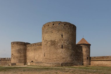 Bilhorod-Dnistrovskyi kalesi veya Akkerman kalesi manzarası (Kokot olarak da bilinir))