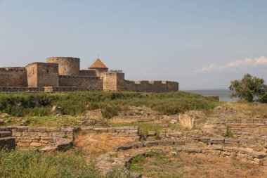 Bilhorod-Dnistrovskyi kalesi ya da Akkerman Kalesi (ayrıca Kokot olarak da bilinir) 13.-14. yüzyılın tarihsel ve mimari anıtı. Bilhorod-Dnistrovskyi. Ukrayna