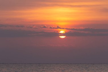 Odesa 'da Karadeniz üzerinde güzel bir şafak. Ukrayna