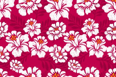 İkat floral desenli İran arkaplan nakışı. Etnik doğuya özgü dikişsiz desen geleneği. Doku, kumaş, ambalaj, dekorasyon için tasarım..