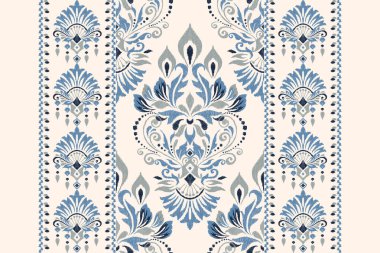 Ikat deseni geleneksel vektör illüstrasyonu