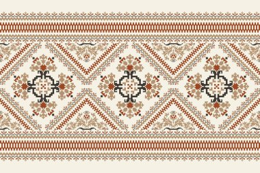 Slav süs desenleri geleneksel.Geometrik etnik oryantal nakış beyaz zemin üzerinde soyut vektör çizimi. Doku, kumaş, giysi, ambalaj, dekorasyon, sarong için tasarım.