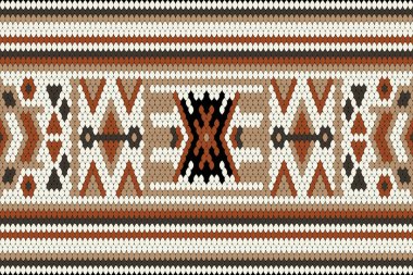 Beyaz arkaplan vektör illüstrasyonunda geometrik etnik oryantasyon deseni. Doğu Aztec tarzında yaşayanların geleneksel süsleri, soyut arka plan. Doku, giysi, dekorasyon, baskı için tasarım.