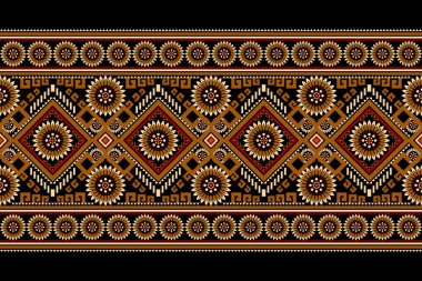 Geometrik etnik oryantal desen geleneksel, soyut arka planlar, vektör illüstrasyonu 