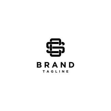 Klasik şekilde baş harfleri CS. Minimalist Harf SC Logo Tasarımı. Basit klasik başlangıç harfi CS veya SC.