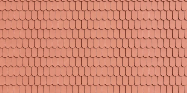 内部と建築における屋根セラミックテクスチャの3Dイラスト — ストック写真
