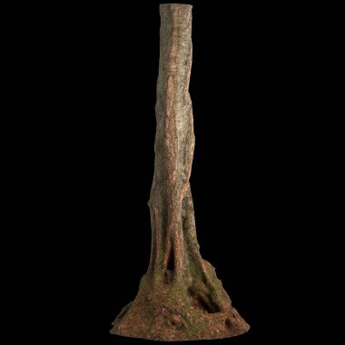 Siyah arkaplanda izole edilmiş 3d çizim