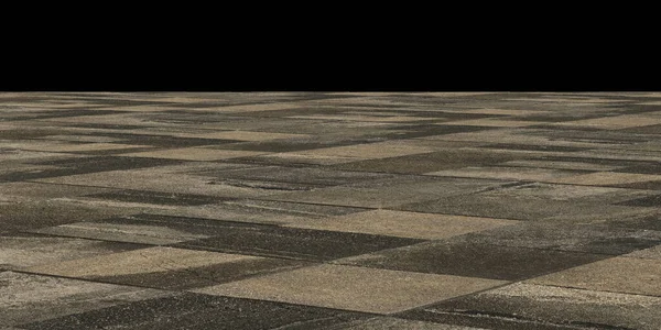 Απεικόνιση Του Λιθόστρωτου Πεζοδρομίου Φόντο Απομονώνονται Μαύρο Φόντο Θέα Των — Φωτογραφία Αρχείου