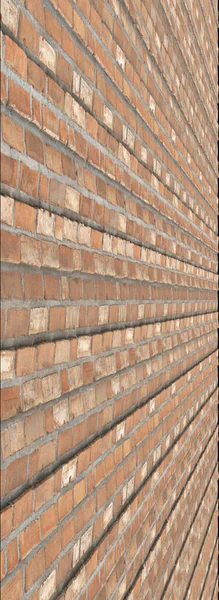 Illustration Texture Mur Briques Avec Vue Perspective — Photo