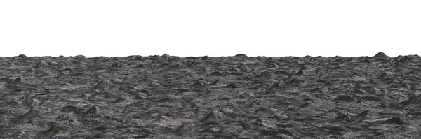 Illustration Coal Ash Surface Texture Ash Coal Material Perspective View — Stock Photo, Image