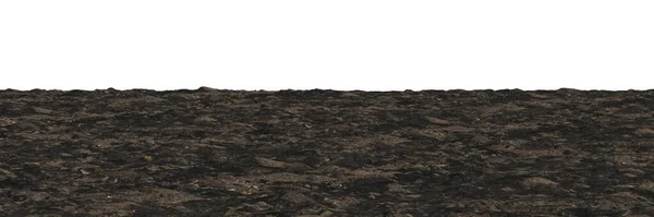 石炭と灰の表面の質感の3Dイラスト 灰の石炭材料の視点ビュー — ストック写真