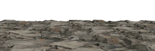 石の表面の質 地上の物質的な視野の3Dのイラスト — ストック写真