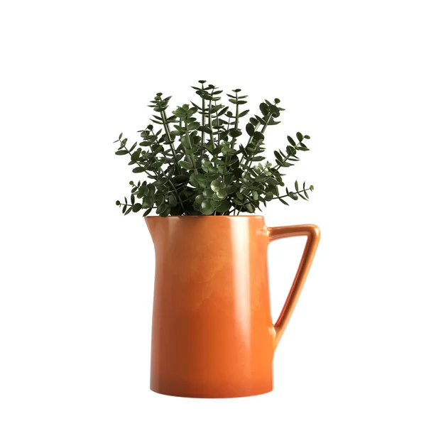 Illustration Flower Vase Isolated White Background — Fotografia de Stock