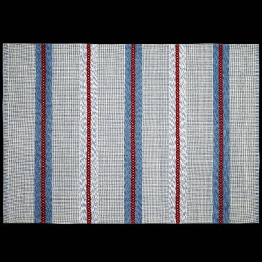 Siyah arkaplanda izole edilmiş halının 3d illüstrasyonuName