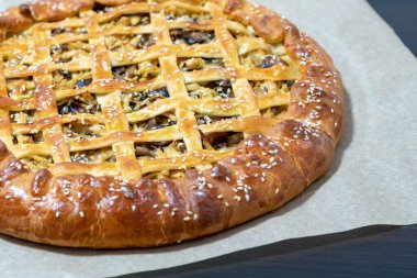 Turta, turta, hamur. Ev yapımı konsept. yakın plan