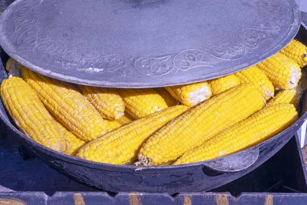 Кукуруза Немного Кукурузы Маис Крупным Планом Концепция Зерновых Культур — стоковое фото