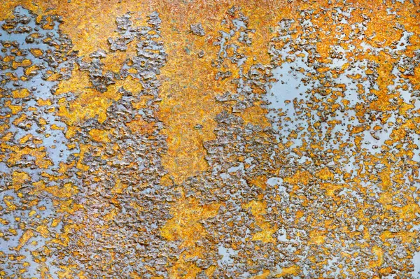 The texture rust, a background  yellow brown rust on metal