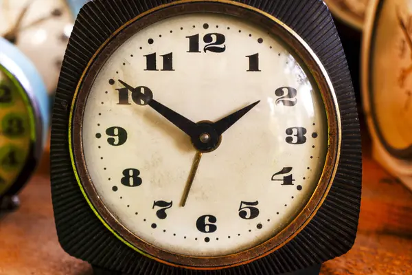 Velho Despertador Vintage Despertador Retro Conceito Tempo Relógio Relógio Cronômetro Fotografias De Stock Royalty-Free
