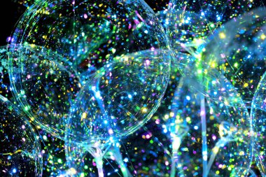 Bulanık fotoğraf, renk arkaplan, renk dokusu, Noel ışıkları