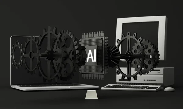 Minería Datos Inteligencia Artificial Tecnologías Informáticas Aprendizaje Profundo Innovación Futurista — Foto de Stock