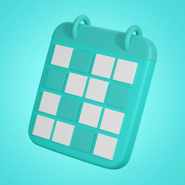 Ikona Przypisania Kalendarza Jest Odizolowana Kalendarz Zaznaczoną Datą Planer Spotkań — Zdjęcie stockowe