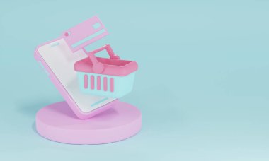 3D hesap ödemesi, çevrimiçi alışveriş finansmanı, fatura çevrimiçi ödeme, çek işareti düğmesi, 3d varlıklar, başarı konsepti. 