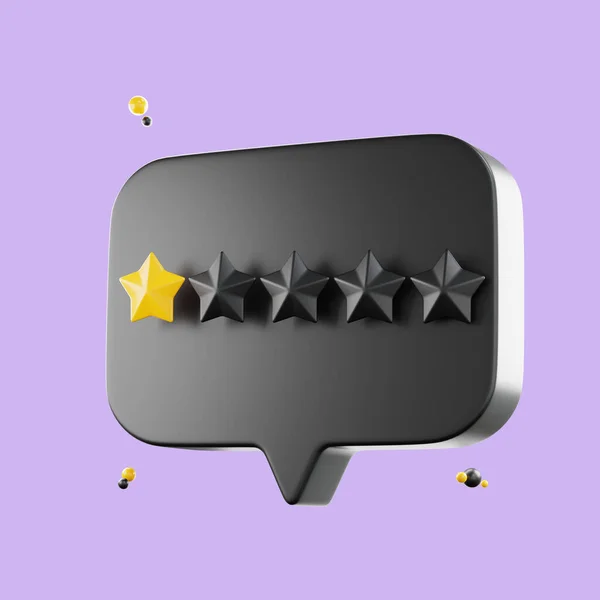 Recenzi Ratingových Hvězd Pro Nejlepší Vynikající Hodnocení Služeb Pět Hvězd — Stock fotografie