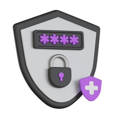 Kilitli Kullanıcı Arayüzü 3B simgesi ile parola koruma kalkanı