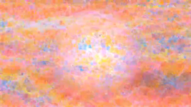 Ballgelee Bunte Regenbogen Pastell Textur Rotierenden Und Gelee Hintergrund — Stockvideo
