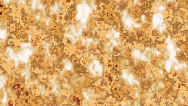 Abstract Liquid Gold Glow Texture Surface Motion Background — Stock Video