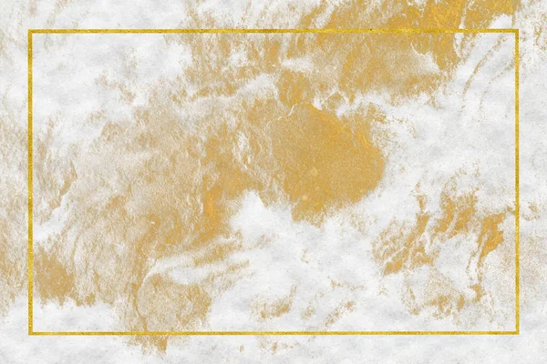 Luxury snow on desert with gold border on countertops granite texture background