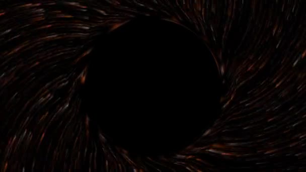 Abstraktní Hvězda Výbuch Simulace Rozmazání Milion Míč Masivní Gravitace Černá — Stock video