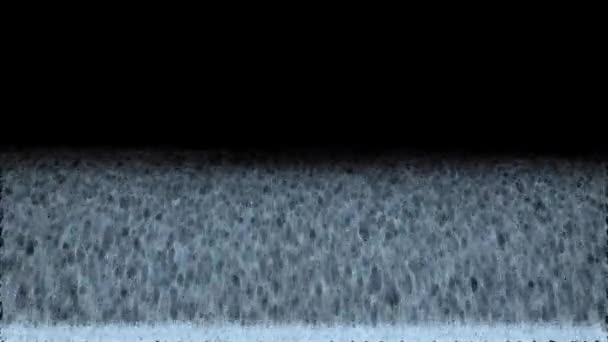 Мега Волновой Эффект Цунами Светло Голубая Вода Большого Размера Поднимается — стоковое видео
