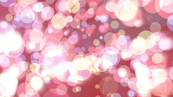 Colorful Red Light Bubble Divine Dimension Bokeh Blur Absract Dark — Stock Photo, Image
