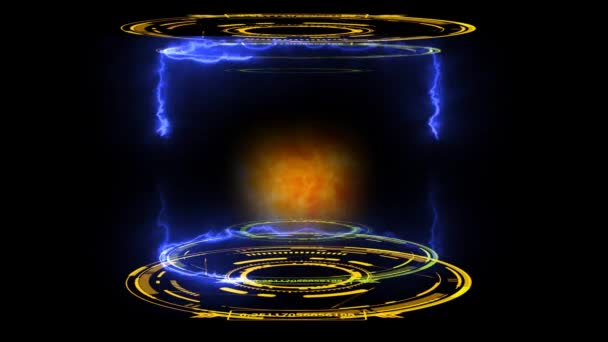 Fusion Nucléaire Simulation Moteur Collision Atomique Pour Libérer Puissance Masse — Video