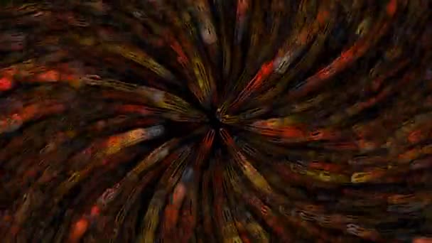 Abstraktní Duch Milion Duší Masivní Gravitace Černá Díra — Stock video