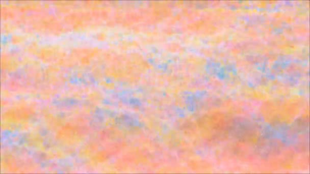 Jalea Borrosa Colorido Arco Iris Pastel Color Textura Fondo — Vídeos de Stock