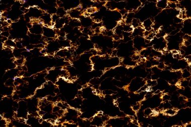 Şimşek altın parıltısı mineral hat dokusu koyu mermer lüks iç plan üzerinde