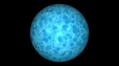 Küre yansıması ışık dalgası Pasifik açık mavi okyanusu saf temiz su yüzeyi arkaplanı