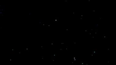 Yıldızlı bir gece gökyüzünün büyüleyici bir tasviri karanlık bir kozmik arkaplana karşı parıldayan yıldızları sergiliyor. Huzur, keşif ve merak temalarını resmetmek için mükemmel..