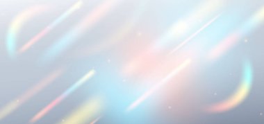 Gri sırtta şeffaf renkli ışık etkisi. Vektör illüstrasyonu