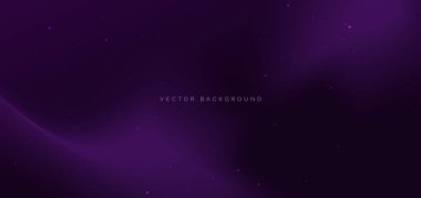 Koyu arkaplanda mor bir eğim var. Pankart, broşür ve sunum kullanırsın. Vektör illüstrasyonu