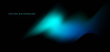 Koyu arkaplanda mavi bir eğim var. Pankart, broşür ve sunum kullanırsın. Vektör illüstrasyonu