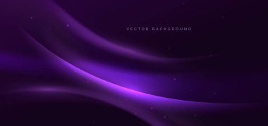 Soyut modern geometrik mor eğimli ışın arkaplanı. Şablon broşürü, kapak, görüntü düzeni. Vektör illüstrasyonu